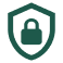 Ícone de escudo com cadeado representando conformidade com normas como ISO 27001, LGPD e PCI-DSS